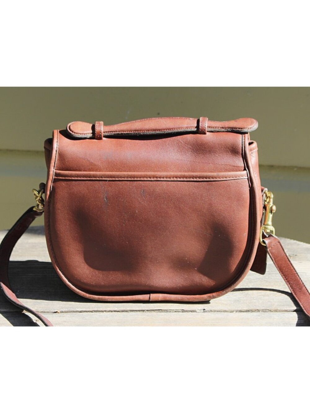 Coach Vintage - Plaza Bag 9860 in Mahogany, Pre-1994, USA - Picture 9 of 15